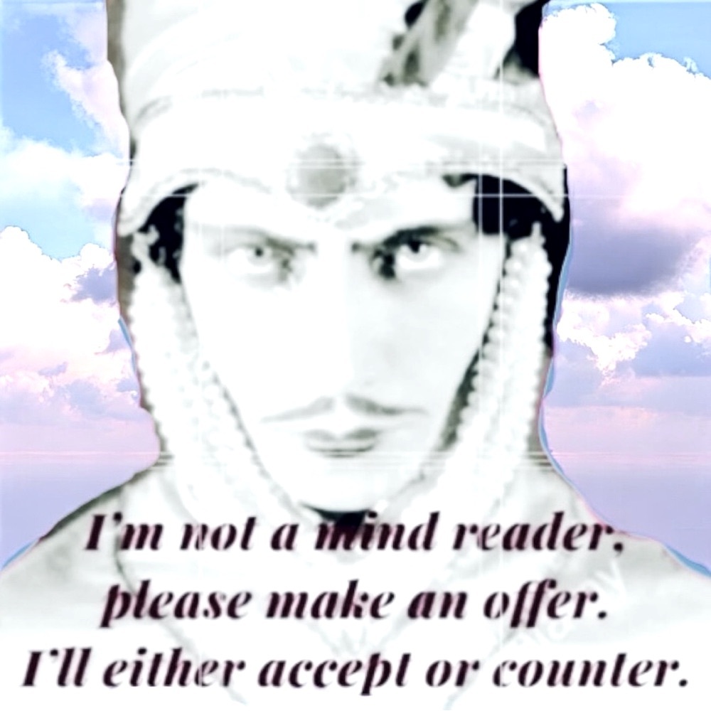 Make an Offer! I’ll Accept or Counter